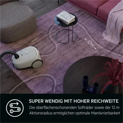 جاروبرقی آاگ مدل AEG AB61H6SW + چهار پارو — تصویر ۸