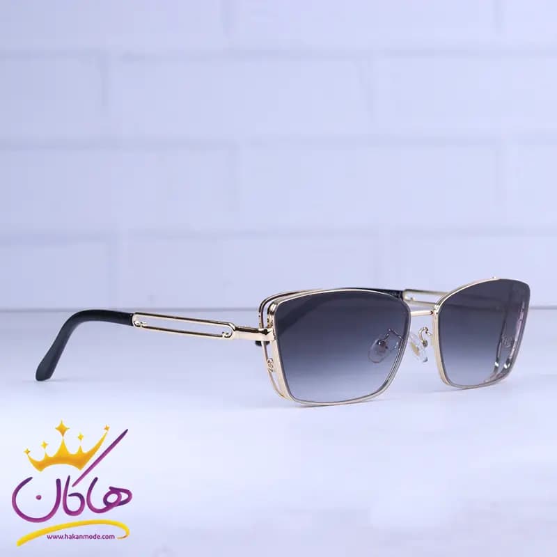 عینک آفتابی گوچی زنانه فریم فلزی پروانه ای 2A909/1 — تصویر ۴