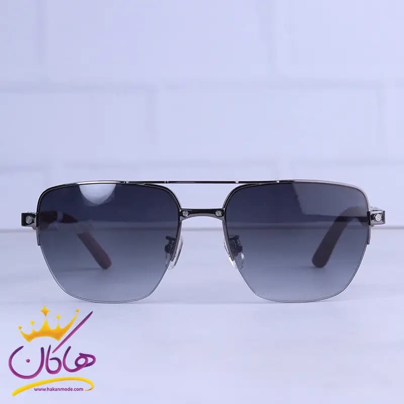 عینک آفتابی مردانه کارتیر نیم فریم خلبانی CT 02835/1