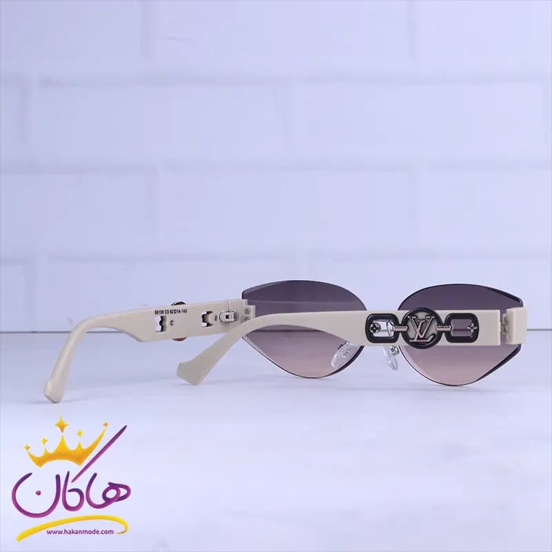 عینک آفتابی لویی ویتون زنانه بدون فریم کرم 58108/5 — تصویر ۳