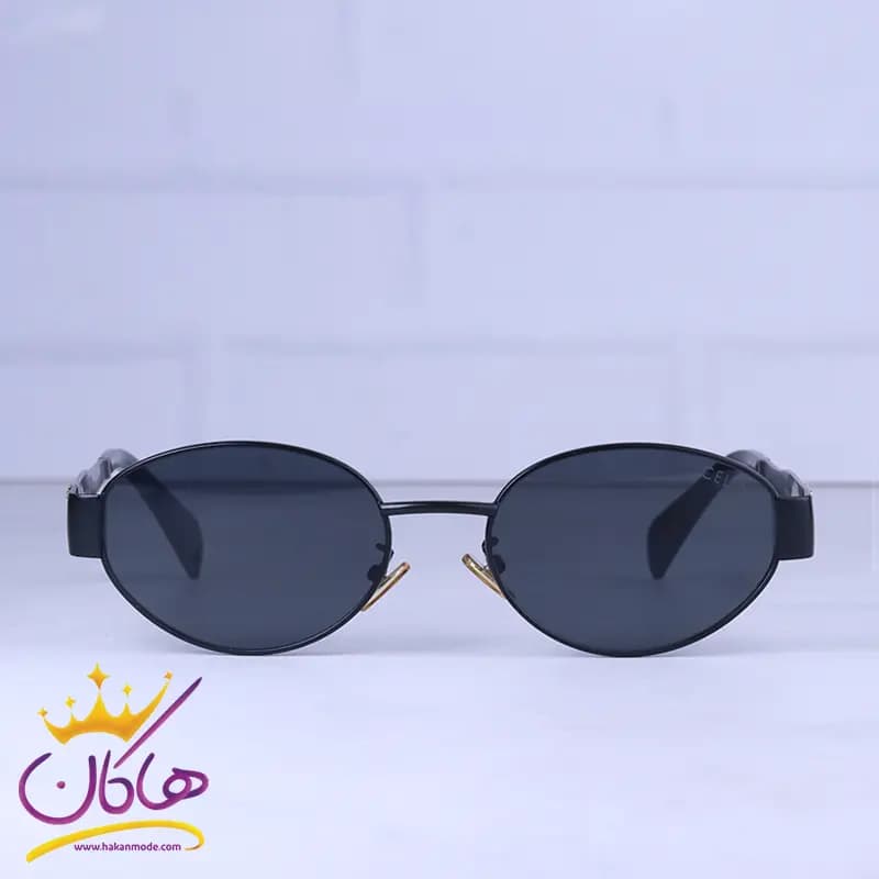 عینک آفتابی سلین زنانه فریم مشکی بیضی KZ 1006/1
