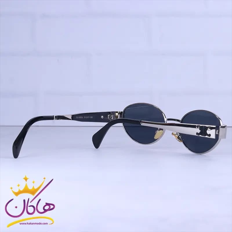 عینک آفتابی سلین زنانه فریم بیضی نقره ای CL 1002/1 — تصویر ۳