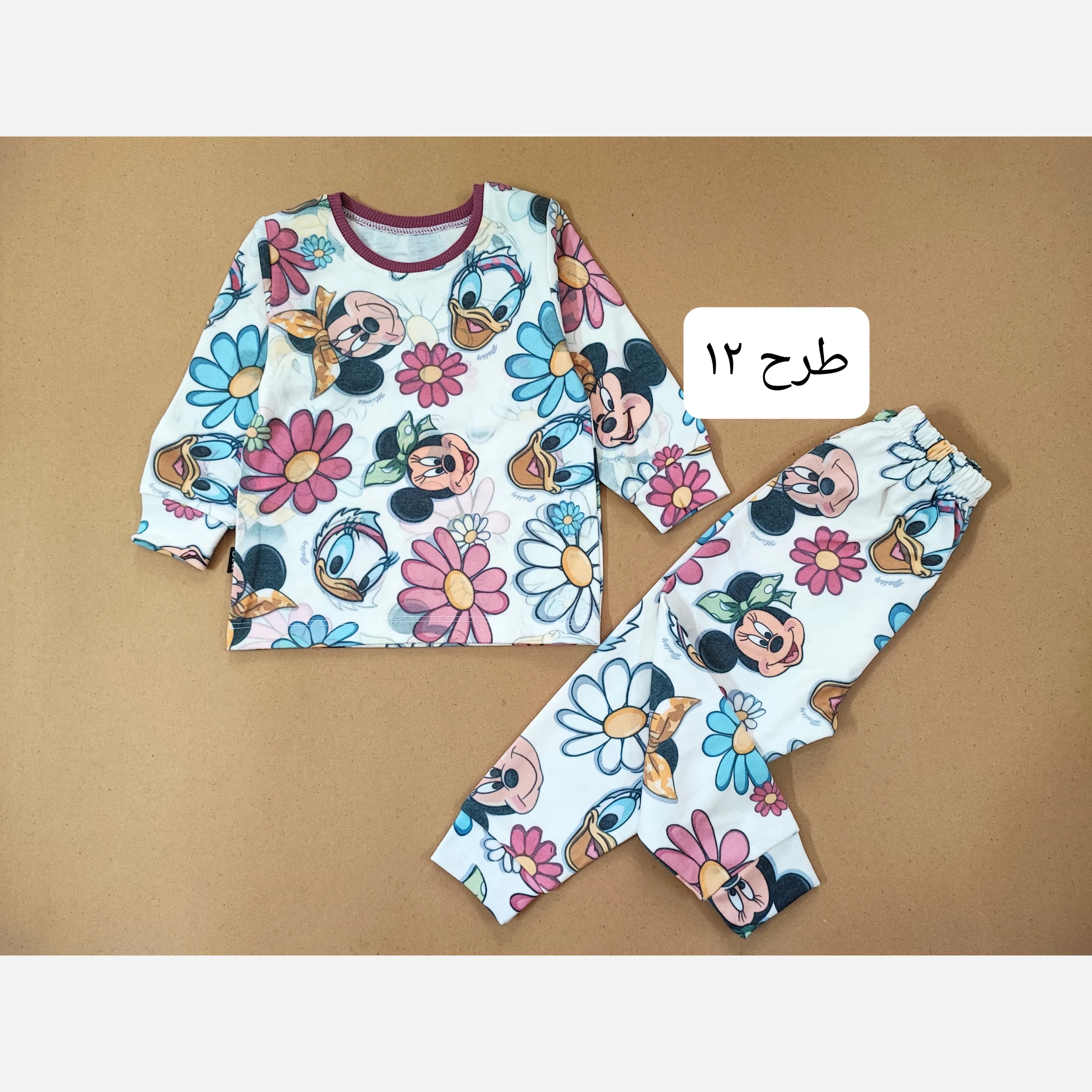 بلوز و شلوار راحتی بچگانه نخی دخترانه و پسرانه — تصویر ۷