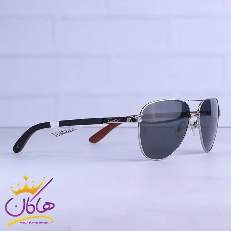 عینک آفتابی مردانه کارتیر فریم خلبانی CA8200827 — تصویر ۴