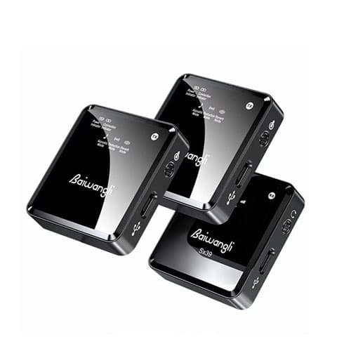 میکروفون بی‌سیم یقه‌ای SX39 Dual BAIWANGLI