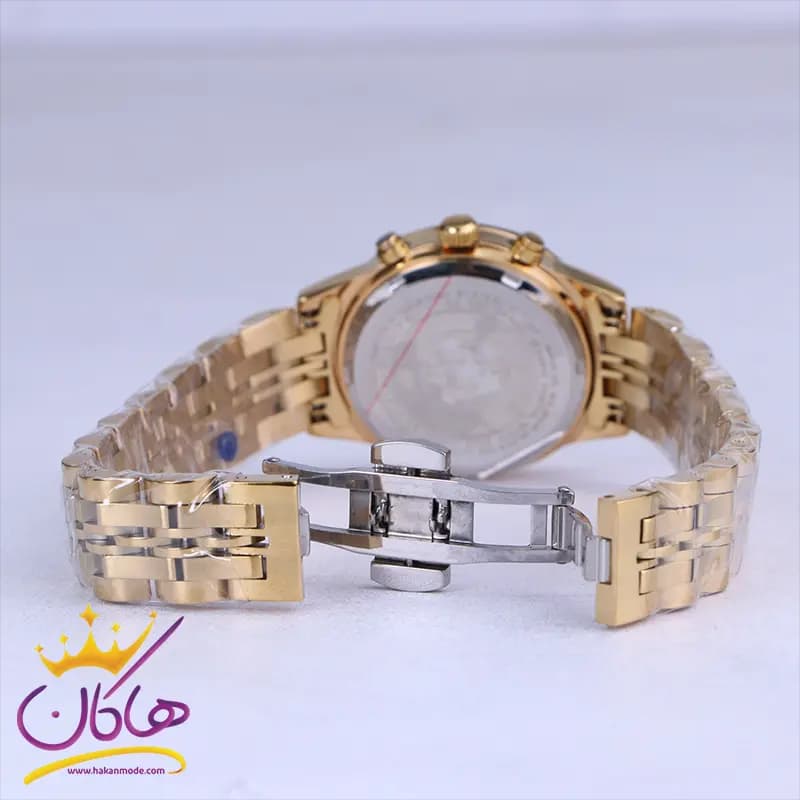 ساعت عقربه ای سیتیزن زنانه فلزی صفحه مشکی L 2360/8 — تصویر ۲