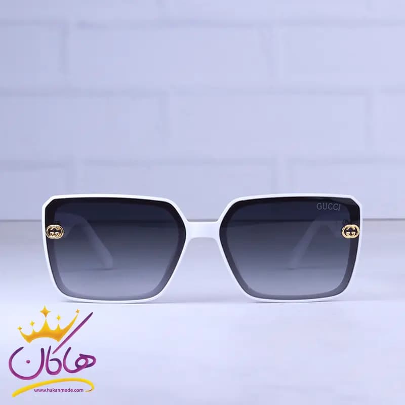 عینک آفتابی گوچی زنانه فریم مربع سفید 5214/2