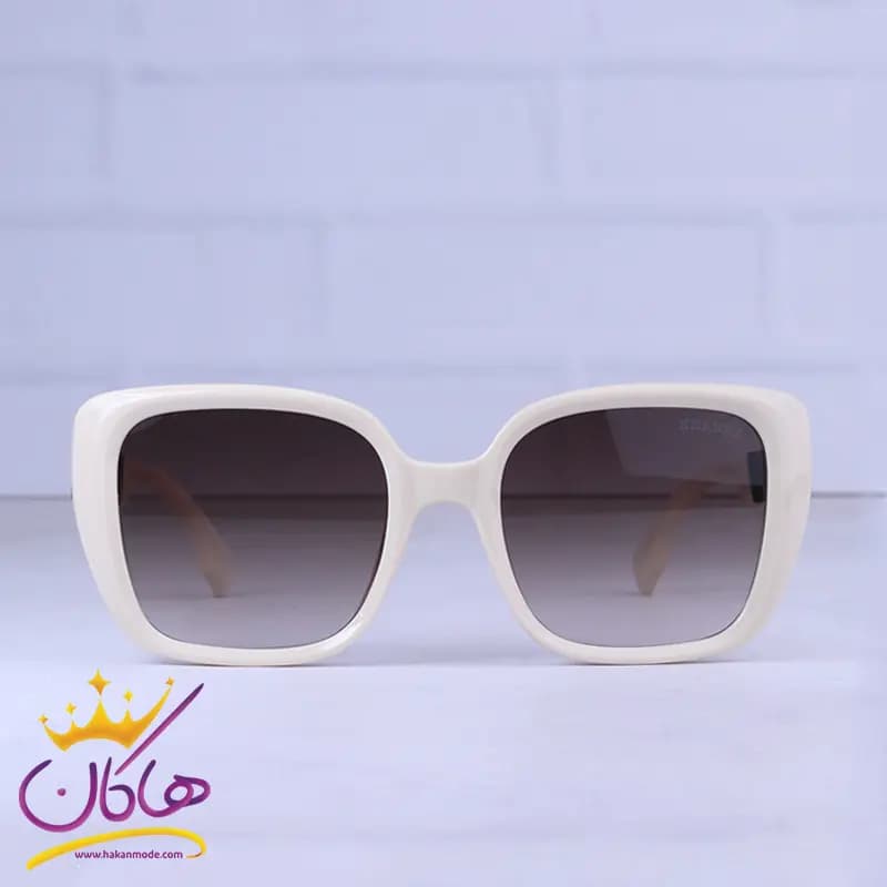 عینک آفتابی هرمس زنانه فریم کرم مربعی 8923/1