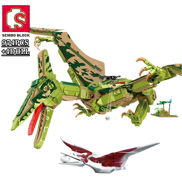 ساختنی سیمبوبلاک مدل WORID DINOSAUR کد 205024 — تصویر ۷
