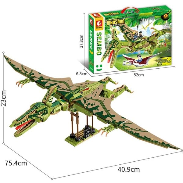 ساختنی سیمبوبلاک مدل WORID DINOSAUR کد 205024 — تصویر ۶