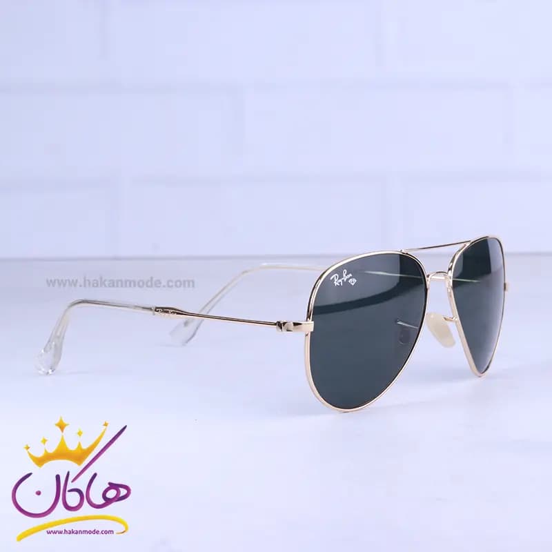 عینک آفتابی ری بن مردانه طلایی شیشه قهوه ای RB 3025F/4 — تصویر ۸