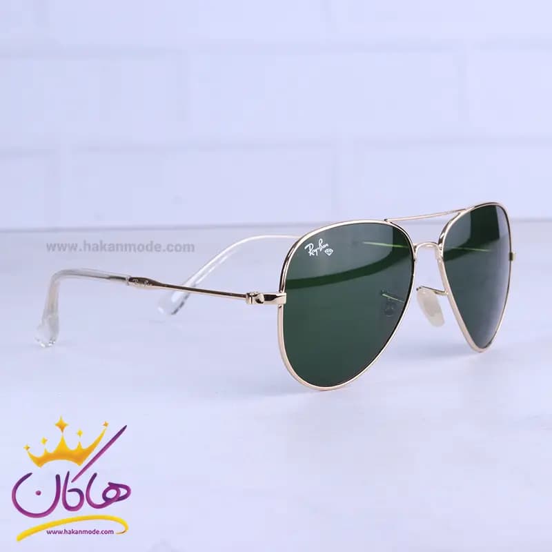 عینک آفتابی ری بن مردانه طلایی شیشه قهوه ای RB 3025F/4 — تصویر ۱۲