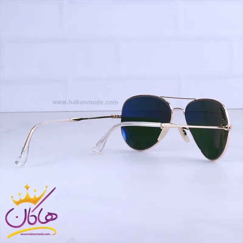 عینک آفتابی ری بن مردانه طلایی شیشه قهوه ای RB 3025F/4 — تصویر ۱۱