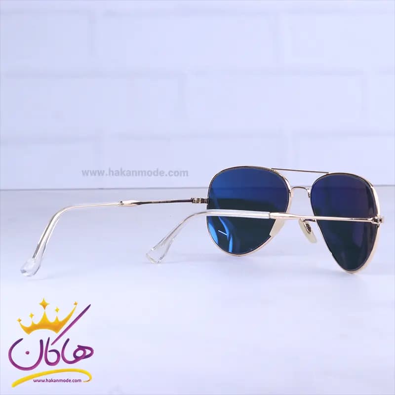 عینک آفتابی ری بن مردانه طلایی شیشه قهوه ای RB 3025F/4 — تصویر ۷