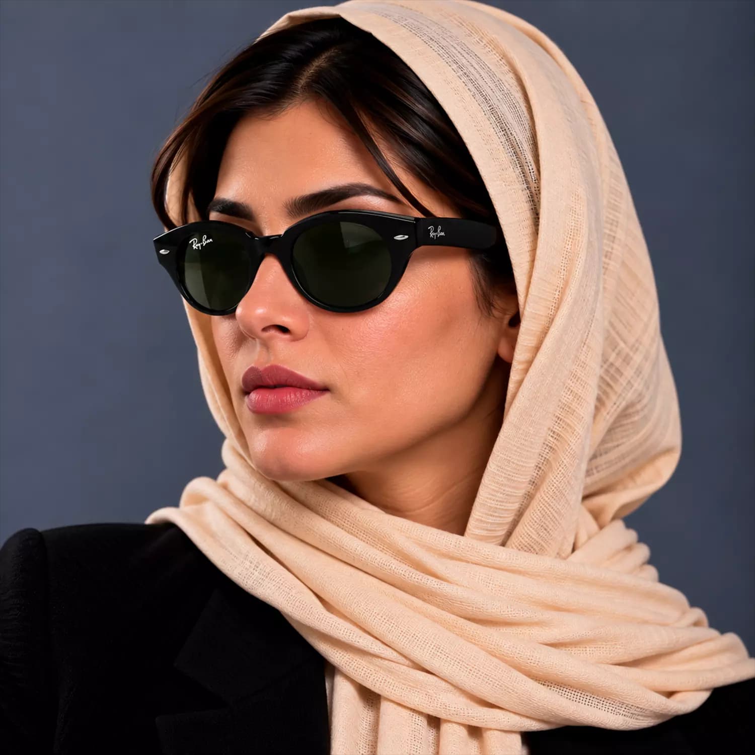 عینک آفتابی زنانه ری بن فریم ویفرر شیشه سبز RB 2192-F/1 — تصویر ۵