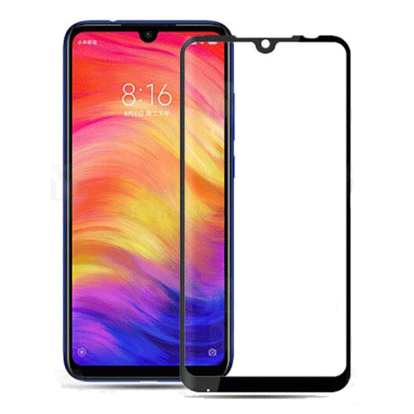 گلس ضد خش و محافظ تمام چسپ Glass Xiaomi redmi note7 pro