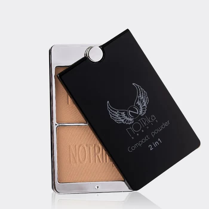 پنکک 2 در 1 نوتریکا Notrika 2 IN 1 Compact Powder