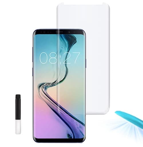 محافظ صفحه نمایش شیشه ای سامسونگ glass UV samsung s9 g960 — تصویر ۲