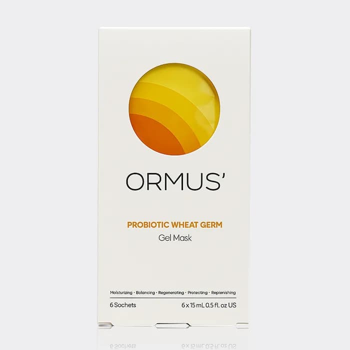ژل ماسک پروبیوتیک جوانه گندم اورموس Ormus Probiotic Wheat Germ Gel Mask 6x15ml