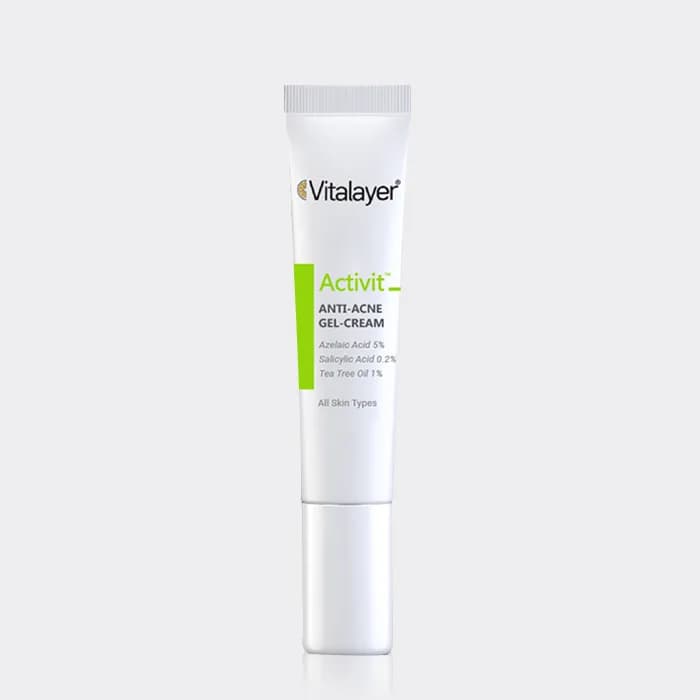 کرم ژل ضد جوش اکتی ویت ویتالیر Vitalayer Activit Anti-Acne Gel-Cream 15ml