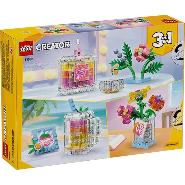 لگو کریتور مدل 31383 شیشه عطر با طرح گل — تصویر ۲