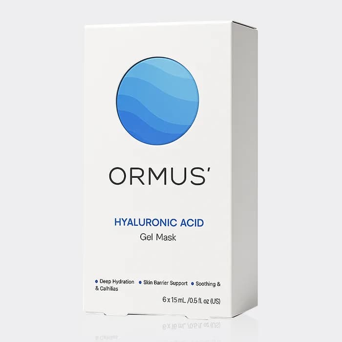 ژل ماسک هیالورونیک اسید اورموس Ormus Hyaluronic Acid Gel Mask 6x15ml