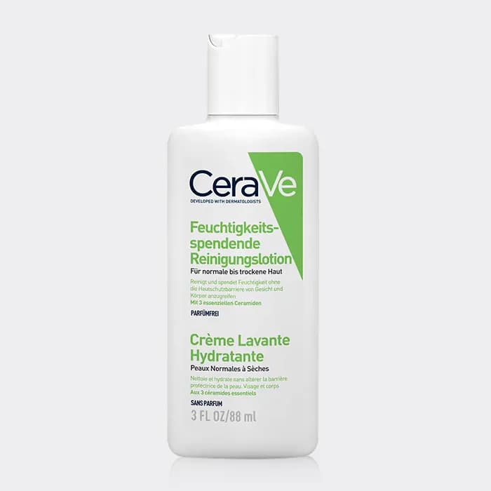 ژل شستشو پوست نرمال تا خشک سراوی Cerave Creme Lavante Hydratante cleanser 88ml