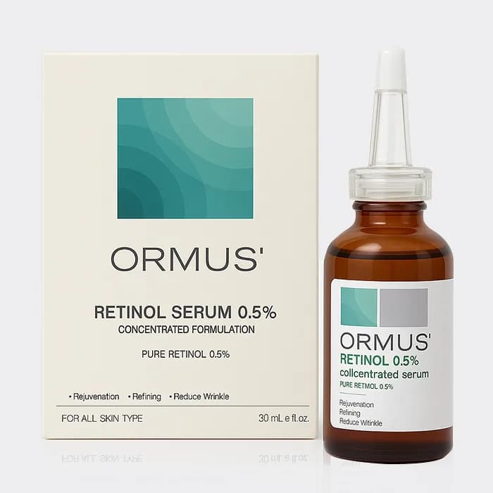 سرم کنسانتره رتینول 0.5% اورموس Ormus Retinol 0.5% Serum 30ml — تصویر ۲