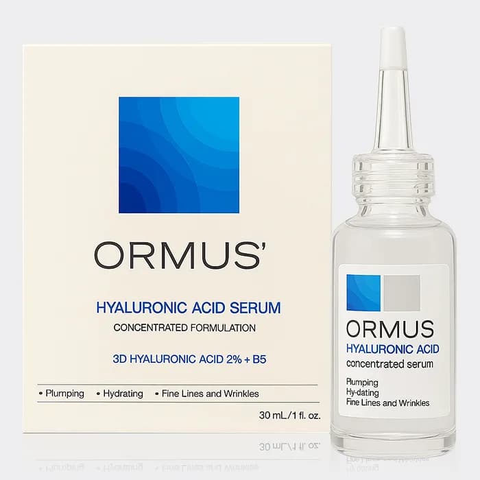 سرم کنسانتره هیالورونیک اسید اورموس Ormus Hyaluronic Acid Serum 30ml — تصویر ۲