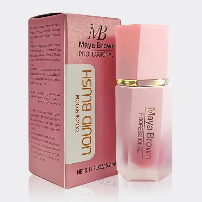 رژگونه مایع کالر بلوم مایا براون Maya Brown Color Bloom Liquid Blush 5.2ml — تصویر ۲