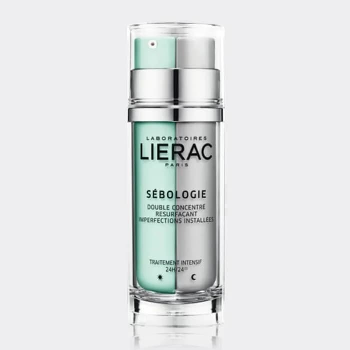 کنسانتره ضد جوش و کنترل چربی سبولوژی لیراک Lierac Sebologie Double Concentrate 2x15ml