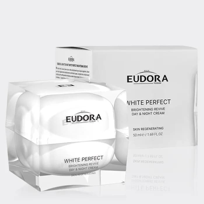 کرم ضد لک و روشن کننده وایت پرفکت ادورا مکس Eudora Max White Perfect Brightening Revive Cream 50ml — تصویر ۲