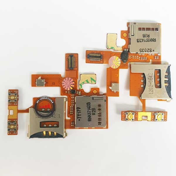 کانکتور سیم کارت مموری SIM connector Sony Ericsson W380 /Z555 + memory