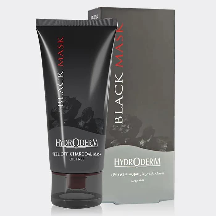 ماسک لایه بردار پودر زغال هیدرودرم Hydroderm Black Mask 60g — تصویر ۲