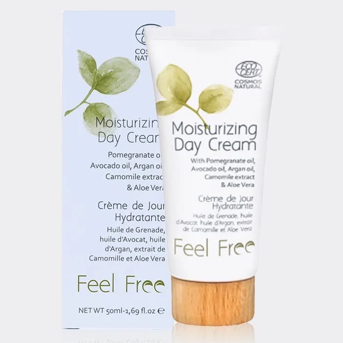 کرم روز مرطوب کننده و تغذیه کننده فیل فری Feel Free Moisturizing Day Cream 50ml — تصویر ۲