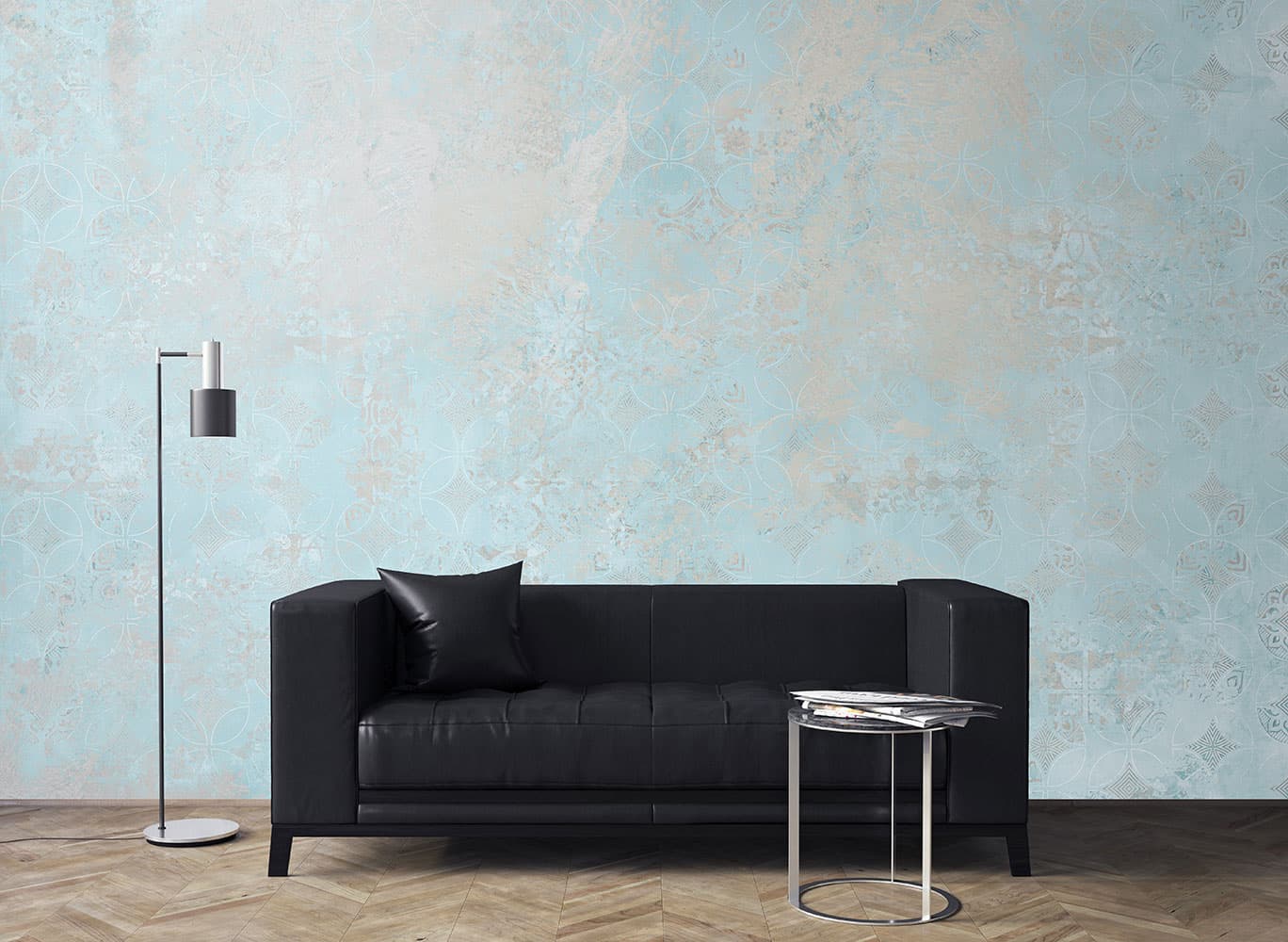 کاغذ دیواری منزل طرح پتینه M12218200