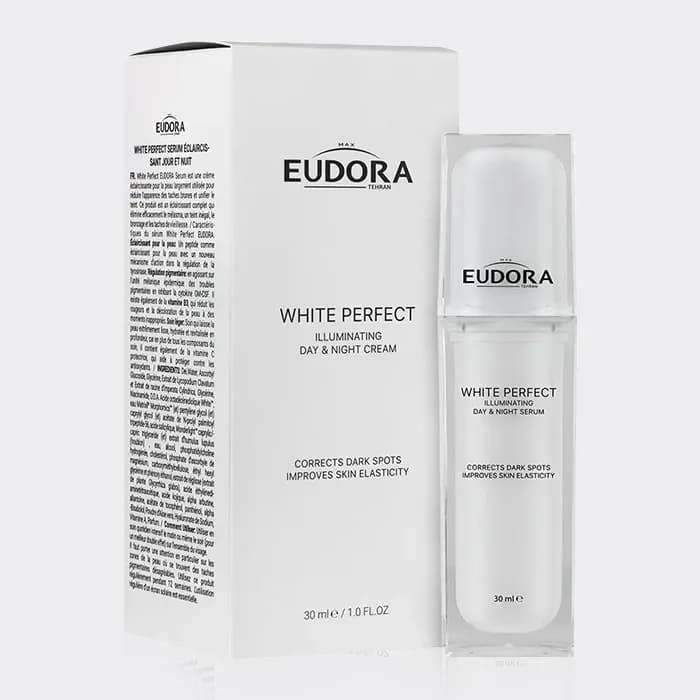 سرم روشن کننده ایلومینیتینگ وایت پرفکت ادورا مکس Eudora Max White Perfect Illuminating Serum 30ml — تصویر ۳