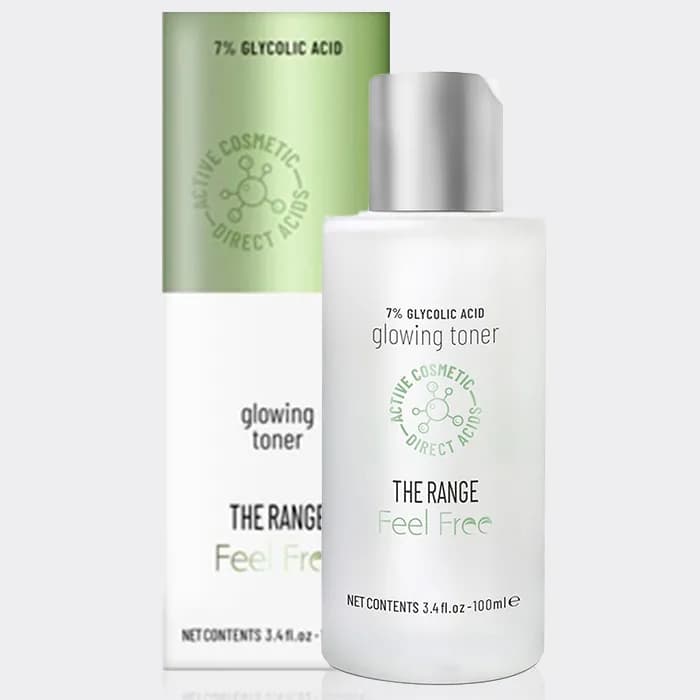 تونر گلایکولیک اسید فیل فری Feel Free Glowing Toner 100ml — تصویر ۲