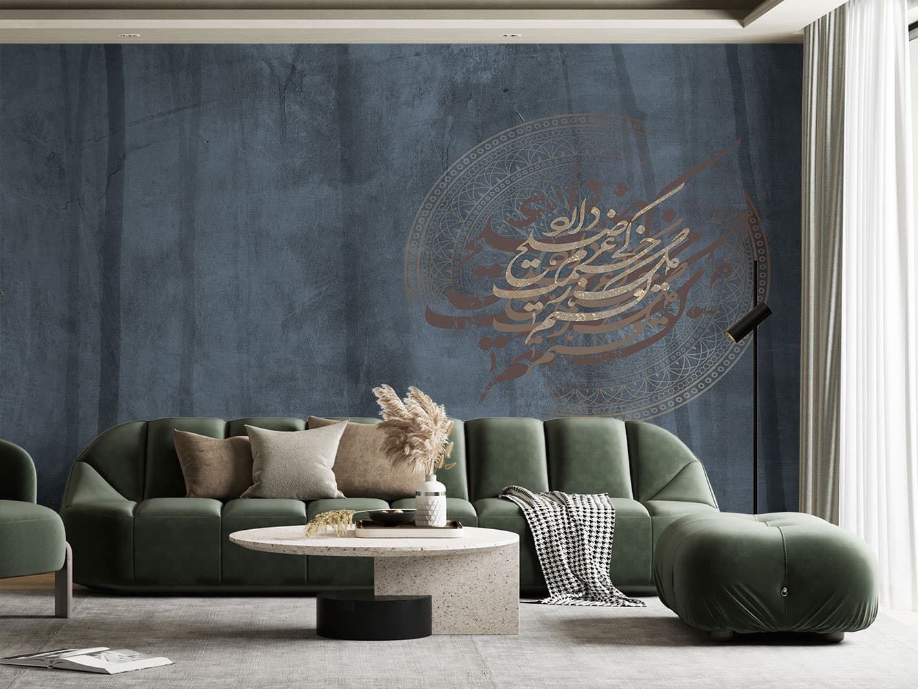 کاغذ دیواری شعر خط نستعلیق M10073940 — تصویر ۲