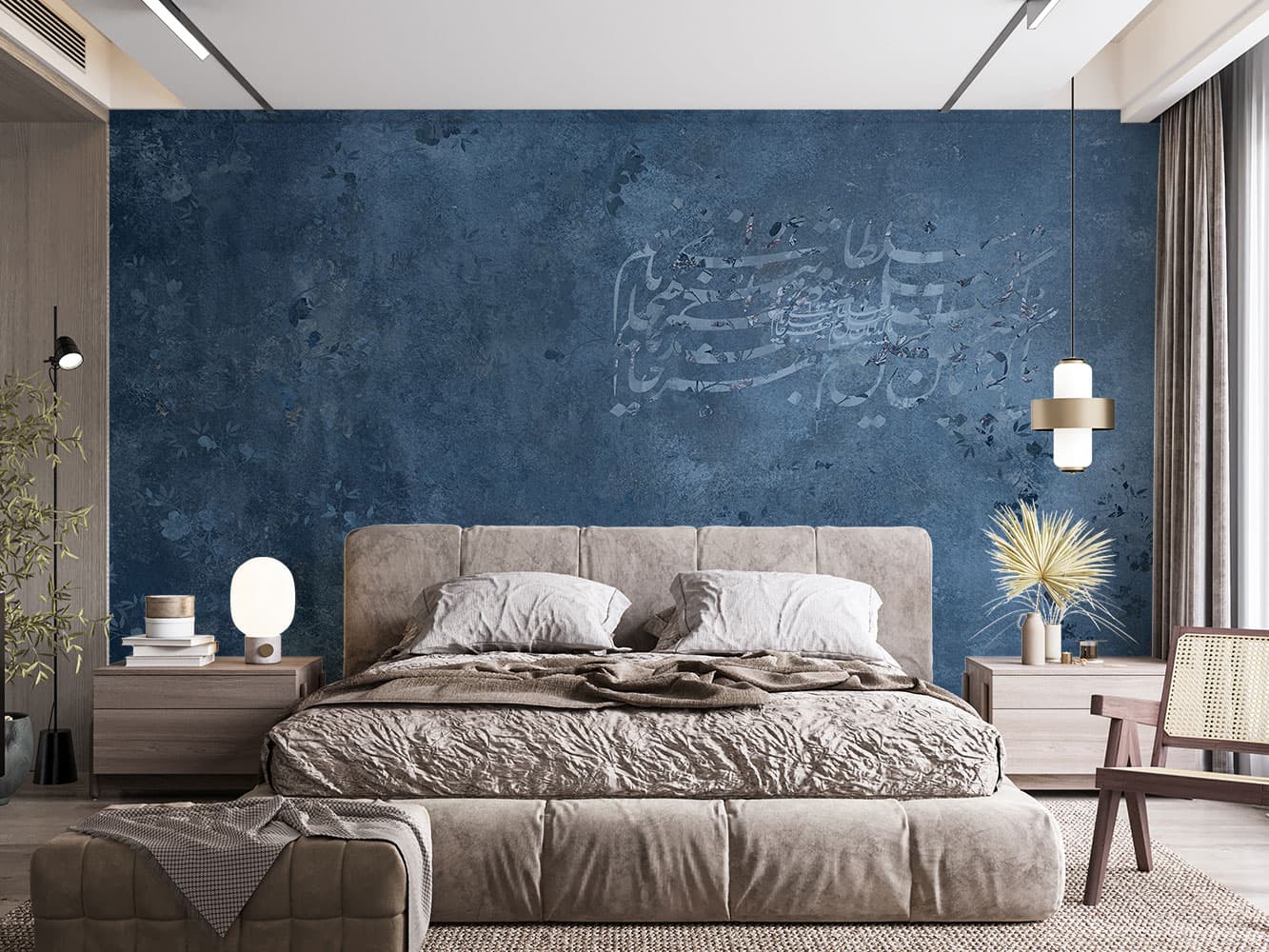کاغذ دیواری مدرن طرح شعر M10073630 — تصویر ۲