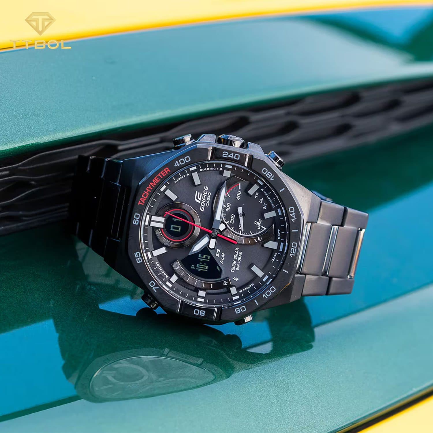 ساعت مچی کاسیو ادیفایس Casio Edifice ECB-950DC-1A — تصویر ۴