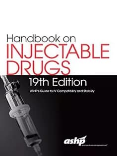 دانلود کتاب Handbook On Injectable Drugs 19Th