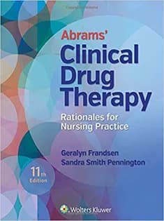 دانلود کتاب Abrams’ Clinical Drug Therapy: Rationales for Nursing Practice