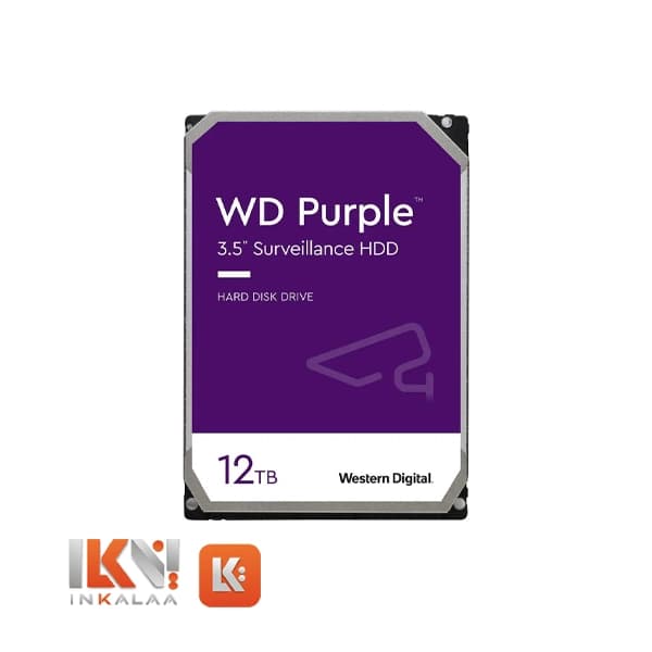 هارد وسترن دیجیتال مدل PURPLE ظرفیت 12TB – اصلی