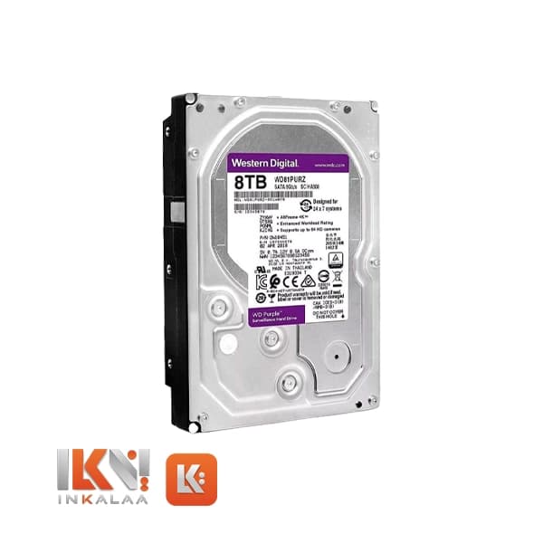 هارد وسترن دیجیتال مدل PURPLE ظرفیت 8TB – اصلی — تصویر ۴