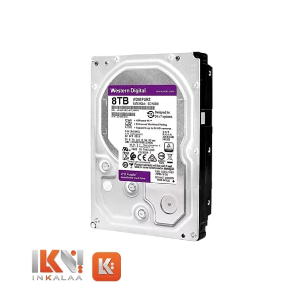 هارد وسترن دیجیتال مدل PURPLE ظرفیت 8TB – اصلی — تصویر ۳