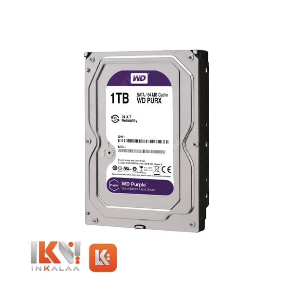 هارد وسترن دیجیتال مدل PURPLE ظرفیت 1TB – اصلی — تصویر ۴