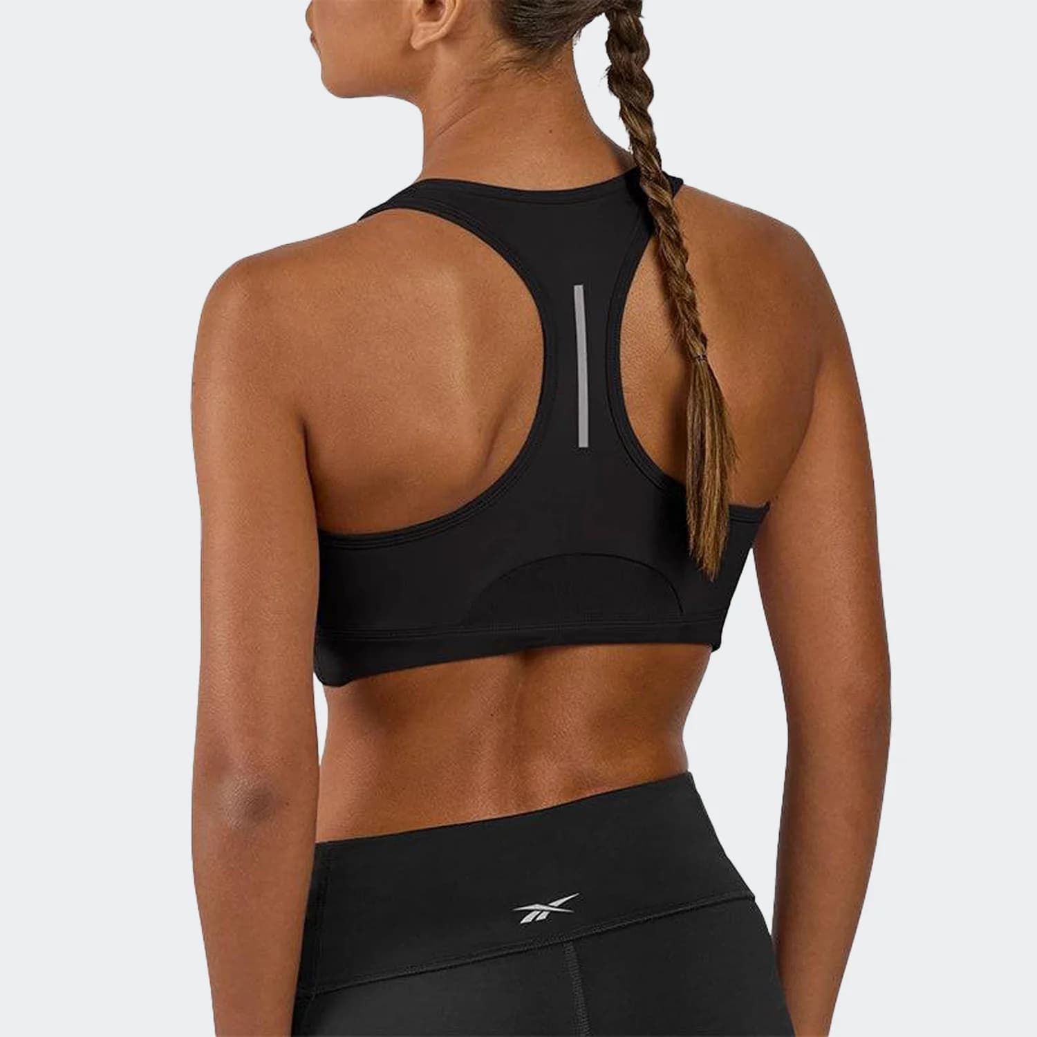 نیم تنه زنانه ریباک مدل Lux Metallic Women’s Running Sports Bra — تصویر ۴