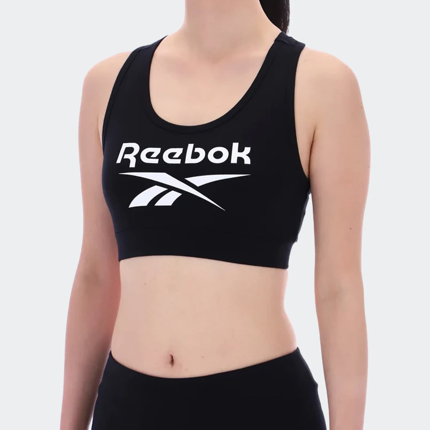 نیم تنه زنانه ریباک مدل ID Logo Cotton Sports Bra Top — تصویر ۴