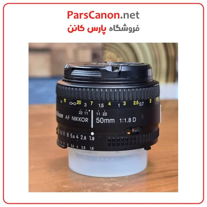 لنز نیکون 50 میلی متر دست دوم مدل Nikon AF NIKKOR 50mm f/1.8D Lens